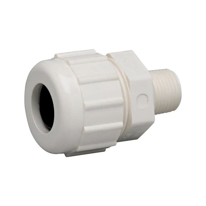 Schedule 80 Pvc Compression Adapter, 1 In. Mpt