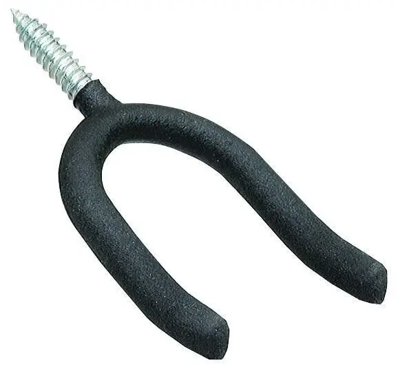 2.63 In. L Vinyl Coated Black Steel Large Super Tool Hook 50 Lb. Cap. 1 Pk