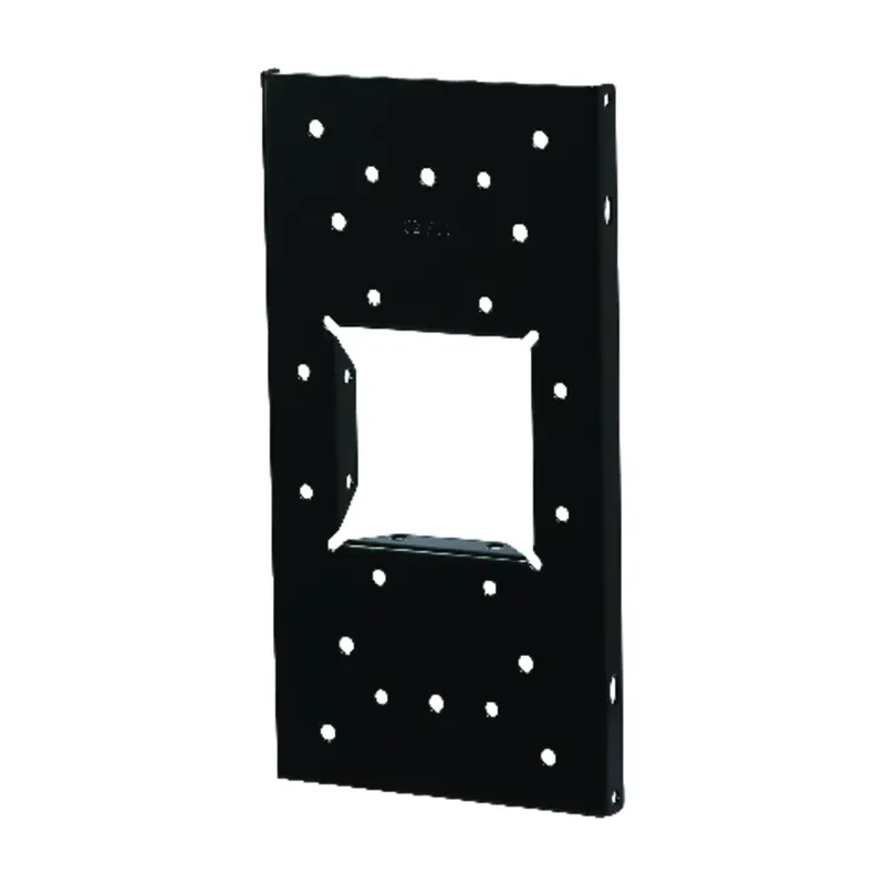 Black Steel Mailbox Mounting Board .060 Ga. 12.875 In. L
