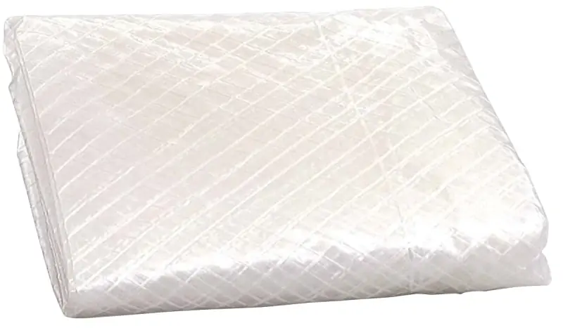 20" X 30" X 28" Silver Polyethylene Air Conditioner Cover With Elastic Strap