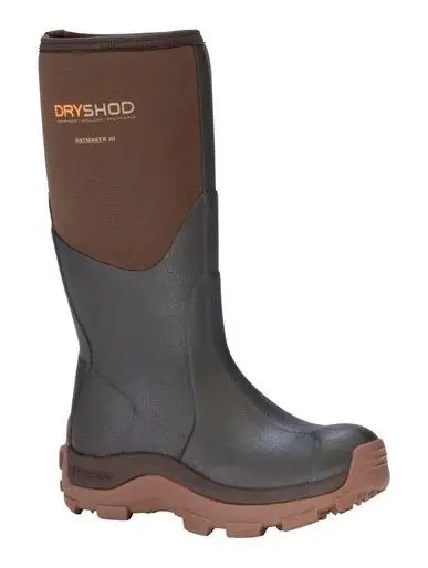 Women‘s Haymaker Hi Cut Waterproof Farm Boots Size 9 Brown & Peanut