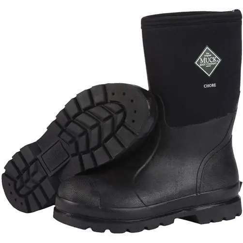 The Original Muck Boot Company Men‘s Chore Mid Work Boot Black - Model Chm-000a