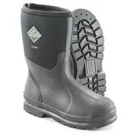 Muck Boots Men‘s Chore Mid Waterproof Work Boot Black Size 16