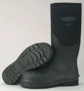Men‘s Chore High Steel Toe Boot Black Size 6
