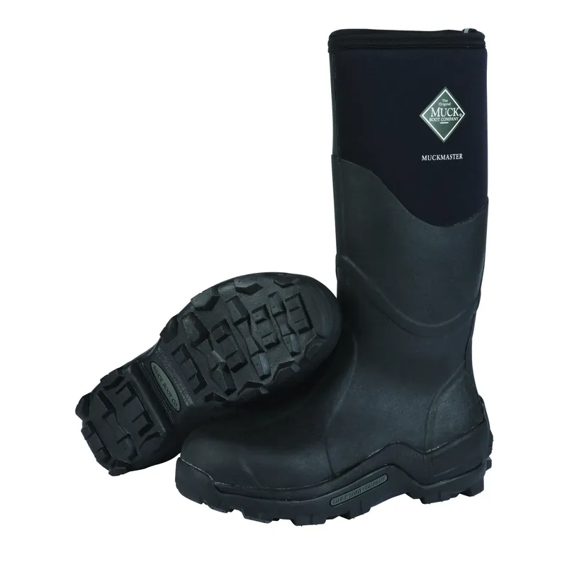 Muckmaster Boots, Waterproof Neoprene, Black, 16 In., Men‘s 12
