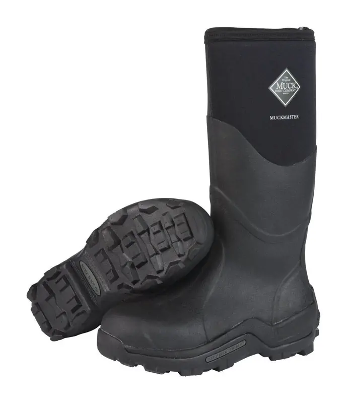 Muckmaster Boots, Black, 16 In., Men‘s 14