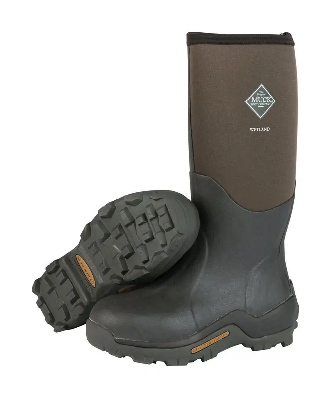 Wetland Men‘s Boots 14 Us Brown Waterproof Rubber