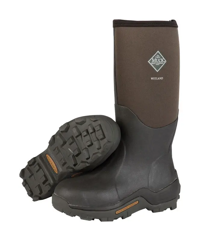 Wetland Boots, Brown, Unisex Size 7 Men/8 Women