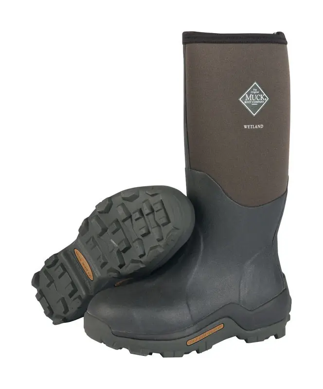 Wetland Boots, Brown, Unisex Size 8 Men/9 Women