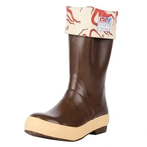 Women‘s 15" Ocean Print Legacy Series Boots With Chevron Outsole - Size 11