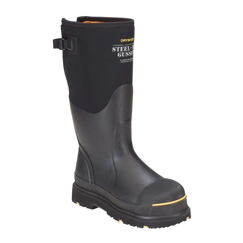 St Toe Work Boot Hi Gusset Sz 07
