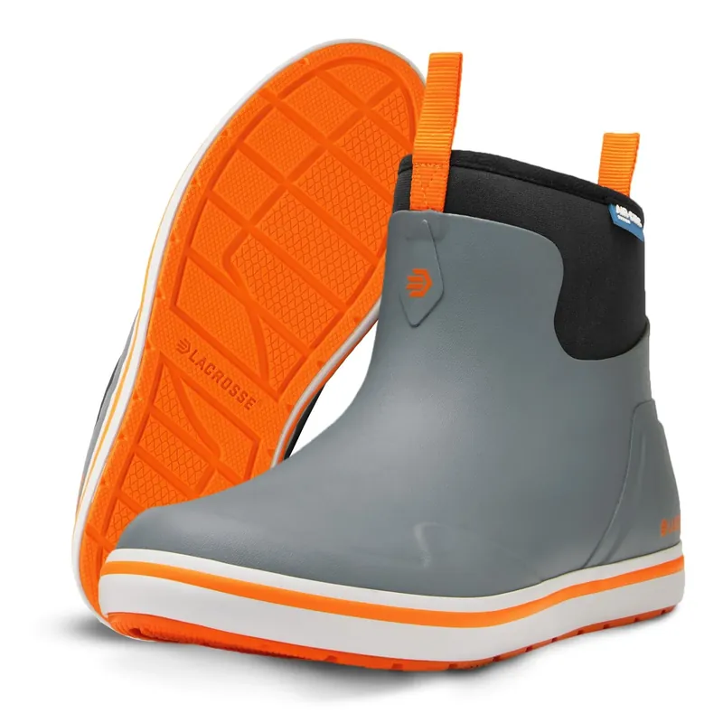 Alpha Deck Boot 6" Gry/org 11m
