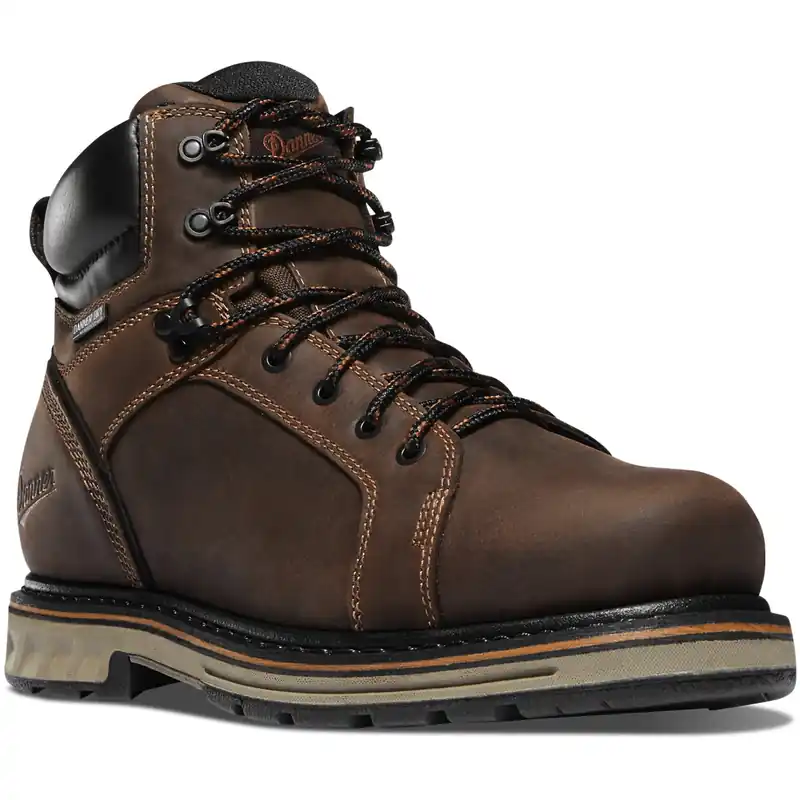 Steel Yard 6" Steel Toe Work Boot, Men‘s Size 14 Medium, Brown