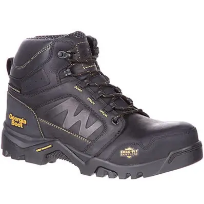 Amplitude Composite Toe Waterproof Work Boot, Black, Size 10.5 Medium