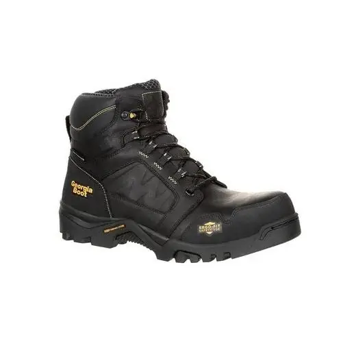 Men‘s Amplitude Waterproof Work Boot - Composite Toe - Black - Size 14