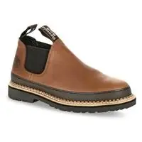 Men‘s Giant Revamp Romeo Soft Toe Work Shoe - Brown - Size 9.5 M
