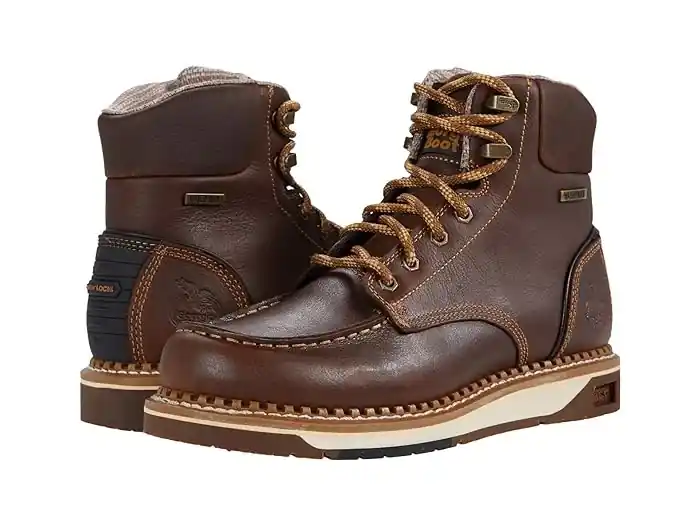 Amp Lt Wedge Waterproof Moc-toe Work Boot Size 11.5 Men‘s