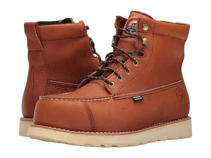 Men‘s Wingshooter Safety Toe 6" Waterproof Work Boot, Brown, Size 13 D Us