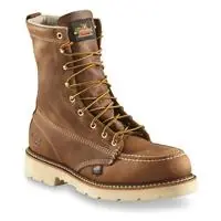 Thorogood American Heritage 8" Moc Toe Steel Toe Work Boots, Size 13 D, Brown