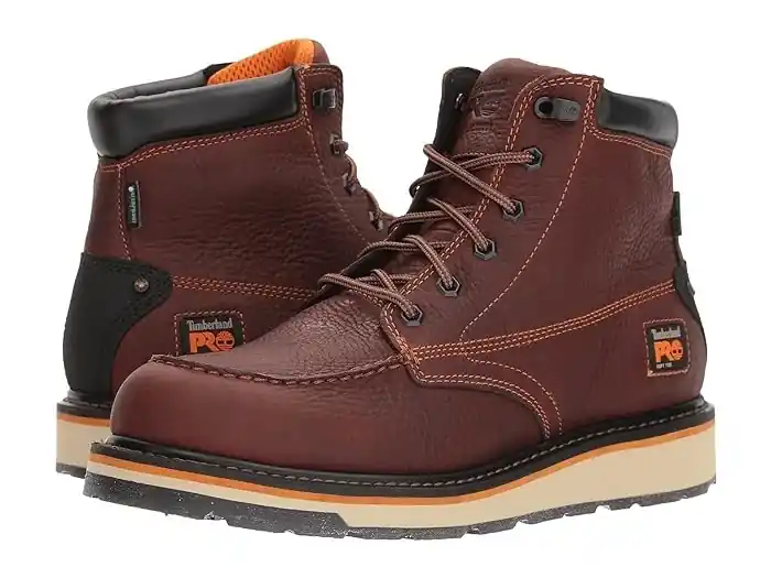 Pro Men‘s Gridworks 6" Moc-toe Waterproof Boots - Soft Toe Design
