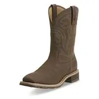 Men‘s Hybrid Rancher H2o Waterproof Cowboy Boot - Oily Distressed Brown - Size 10.5