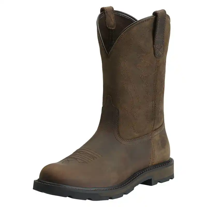 Groundbreaker 10 Inch Electrical Work Boots, Brown, Size 11.5 Medium