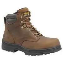Carolina Men‘s 6 Inch Waterproof Steel Toe Work Boot - Wide Width, Copper Crazy Horse
