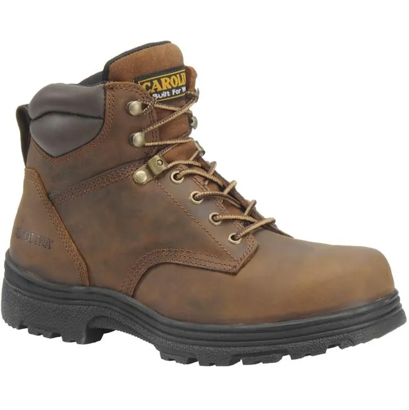 Carolina Men‘s 6 In. Waterproof Steel Toe Work Boots Ca3526 - Wide Width
