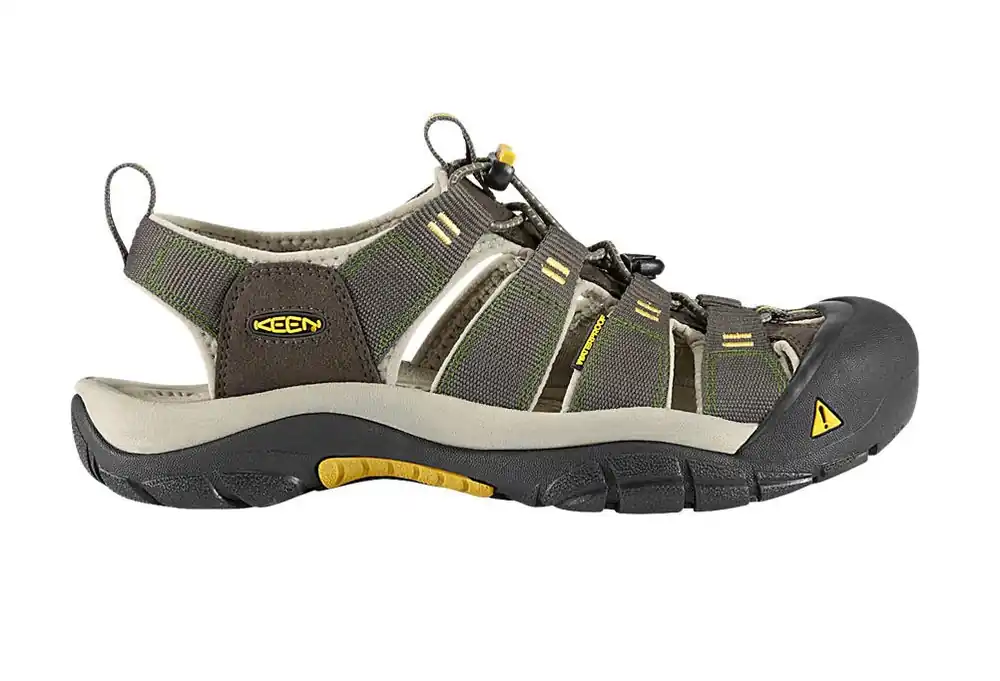 Keen Men‘s Newport H2 Water Sandal With Toe Protection - Size 11.5 - Raven/aluminum
