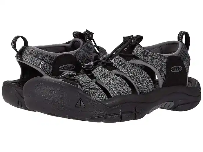 Men‘s Newport H2 Water Sandal With Toe Protection - Size 11 - Black/steel Grey