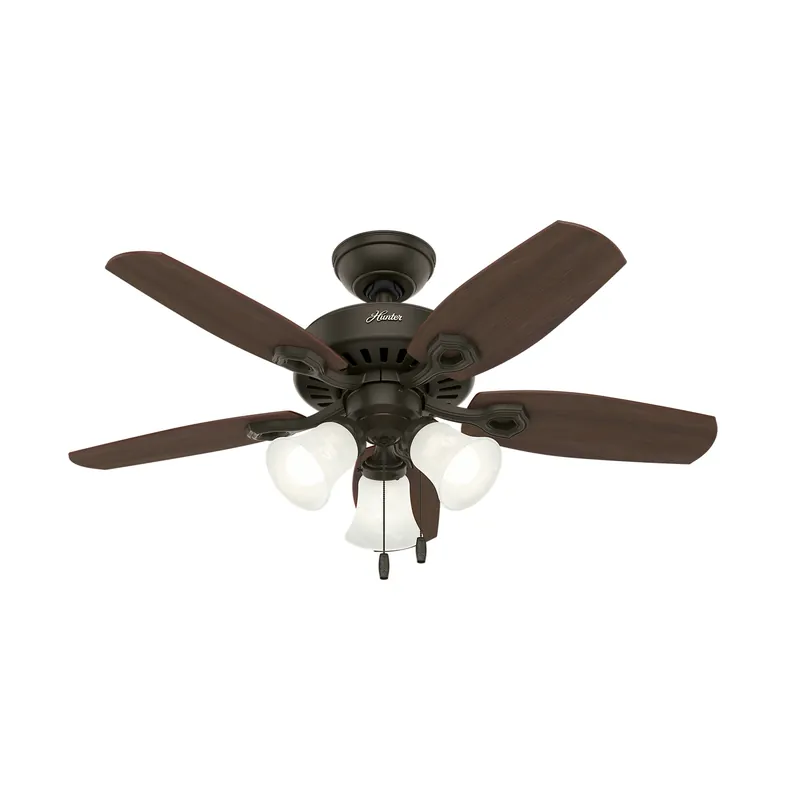 Builder 42 In. New Bronze Ceiling Fan With Light Kit - 5 Blades
