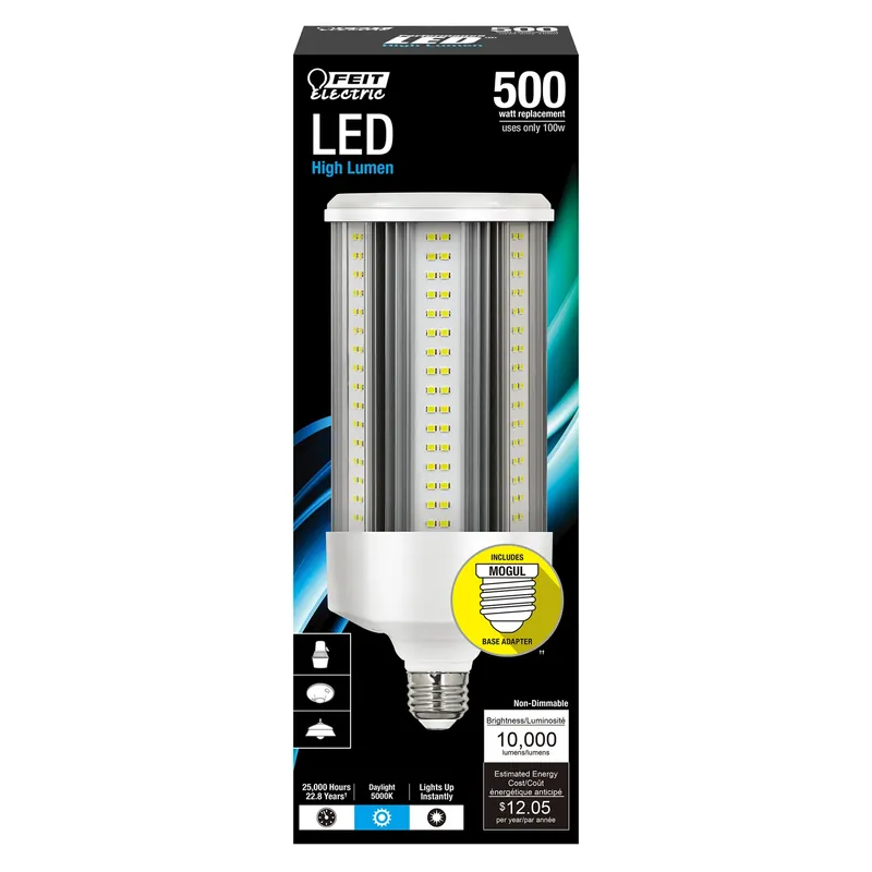 Corn Cob E26 (medium) Led Bulb Daylight 500 Watt Equivalence 1 Pk