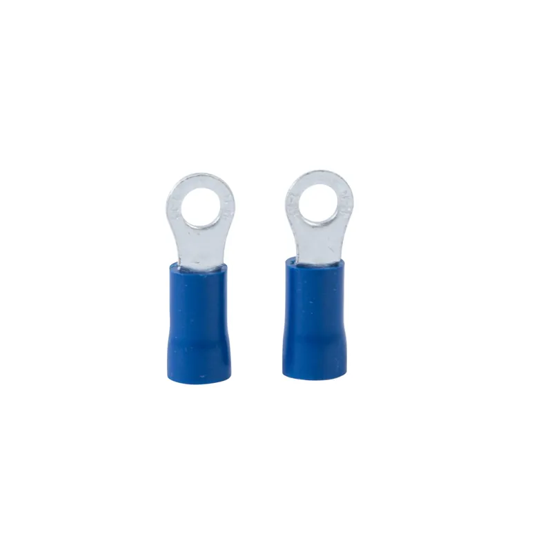 16-14 Awg Insulated Ring Terminal Blue 10 Pk