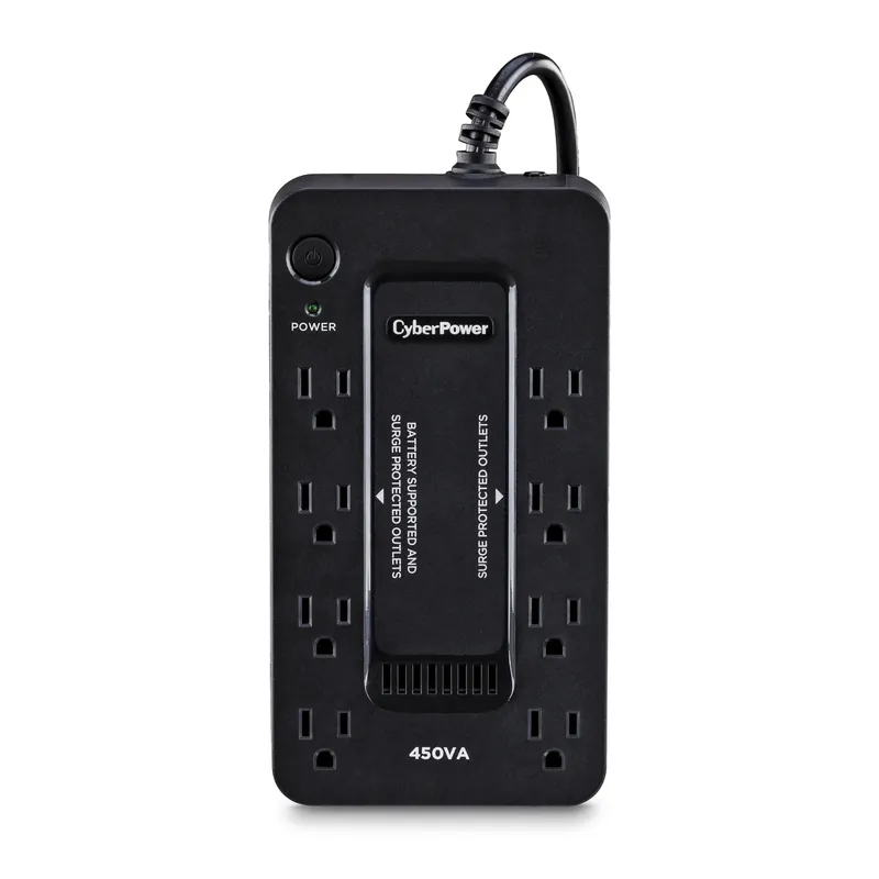 Se450g1 450va 8-outlet Power Block With 5 Ft Cord - Black