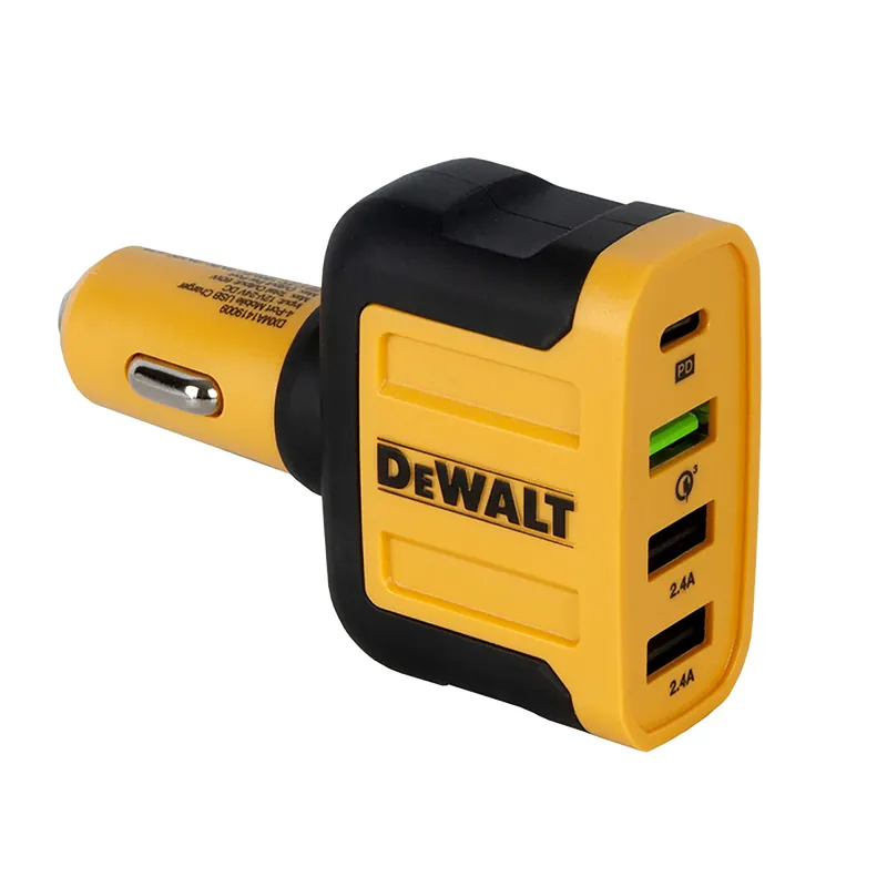 4 Port Car Cell Phone Charger 1 Pk