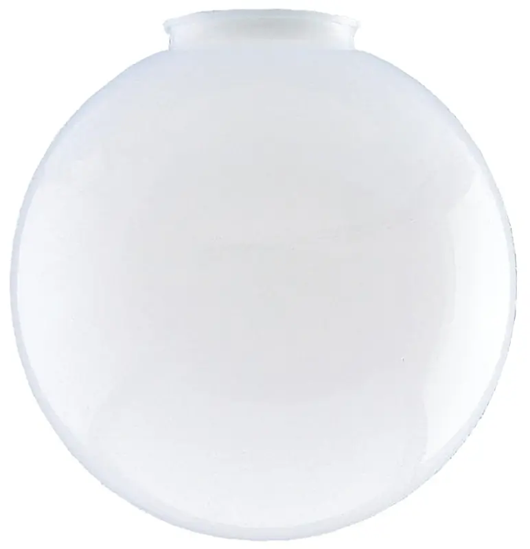 Globe White Polycarbonate Shade 1 Pk