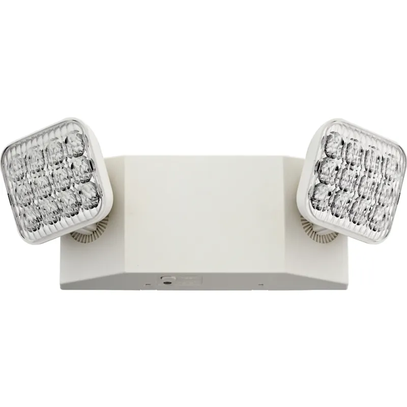 Eu2c Hardwired Led Emergency Light With Dual Lamp Heads