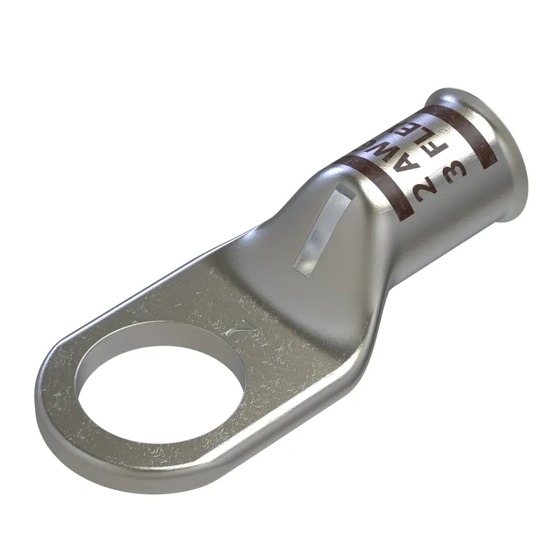 2 Awg Electrical Lug Silver 2 Pk