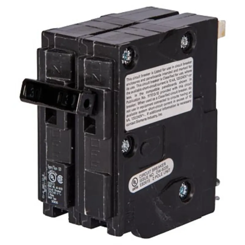 40 Amp 2-pole Type Qd Circuit Breaker D240 For Indoor/outdoor Use