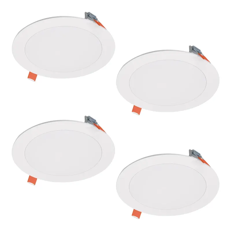 Hlb Lite Matte White 6 In. W Led Canless Recessed Downlight 12.6 W