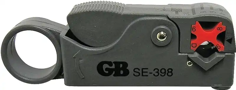 6-1/4 In. L Black Cable Cutter For Rg6, Rg58, Rg59, Rg174
