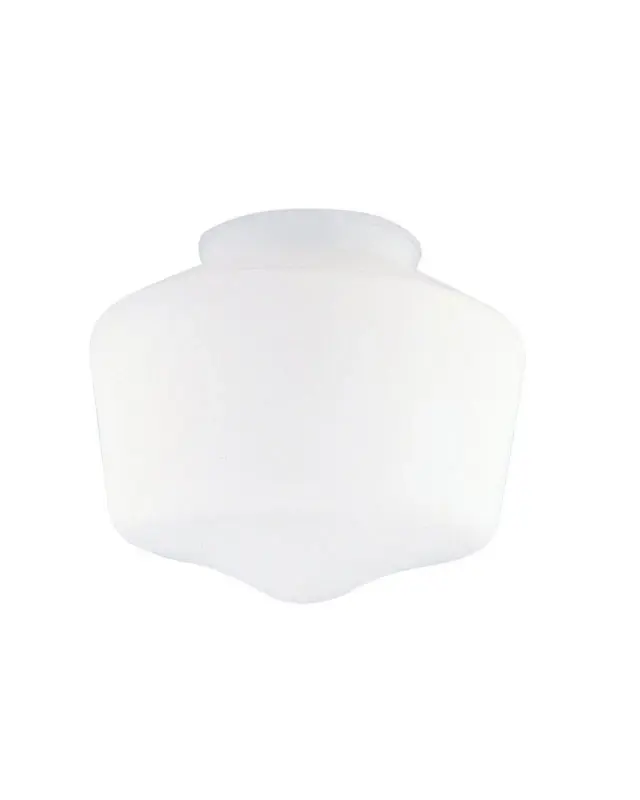Schoolhouse White Glass Lamp Shade 1 Pk