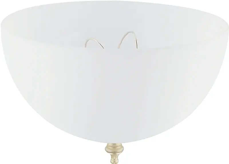 Dome White Acrylic Lamp Shade 1 Pk