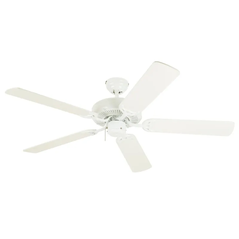 Contractor‘s Choice Ceiling Fan, White, 5 Blades, 52-in.