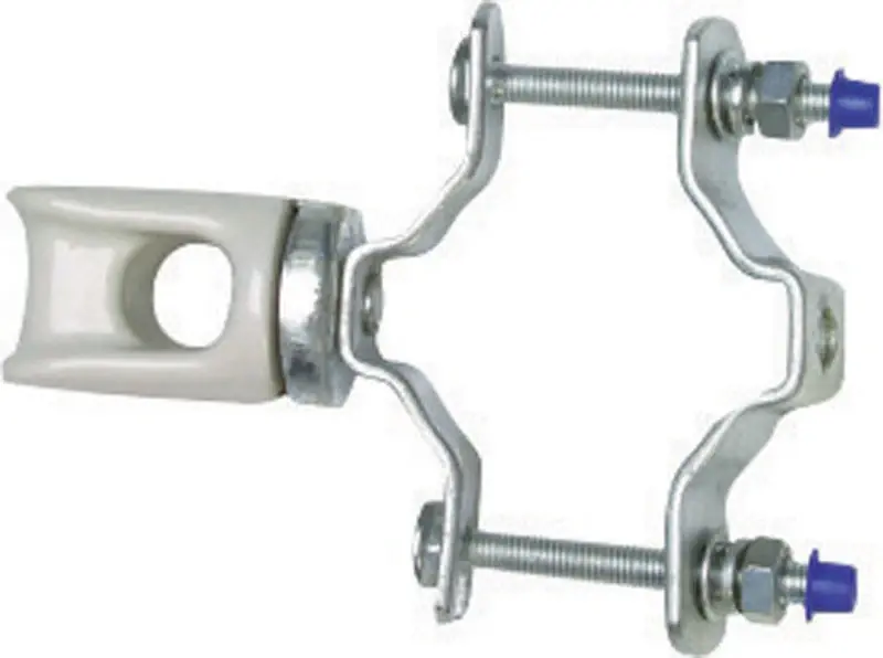 Proconnex 0 In. D Porcelain/steel Wire Holder For Nm/se 1 Pk