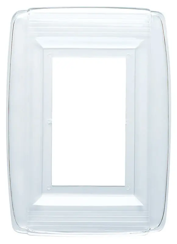 Clear 1 Gang Plastic Wall Plate 1 Pk