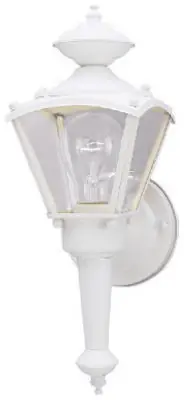 Coach Lantern, White, 100-watt