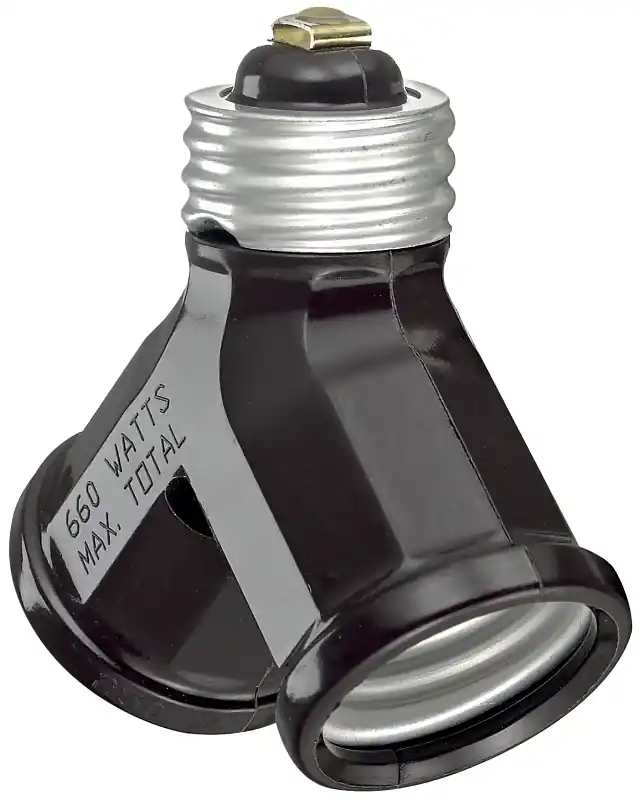 Plastic Medium Base Socket Adapter 1 Pk