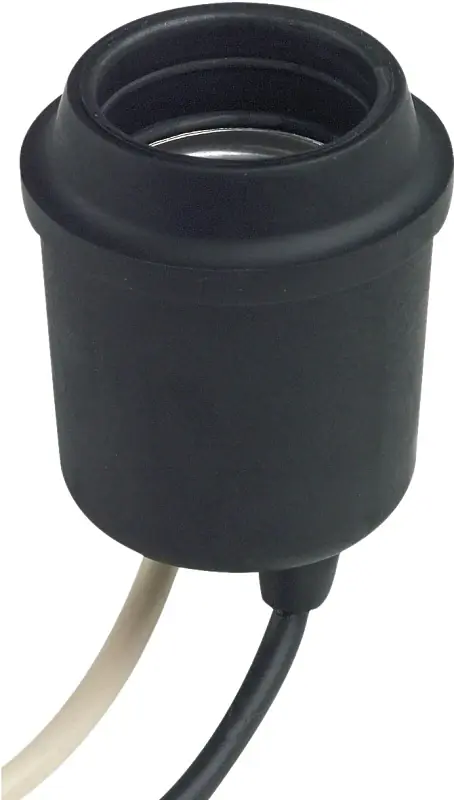 Plastic Medium Base Single Circuit Socket 1 Pk
