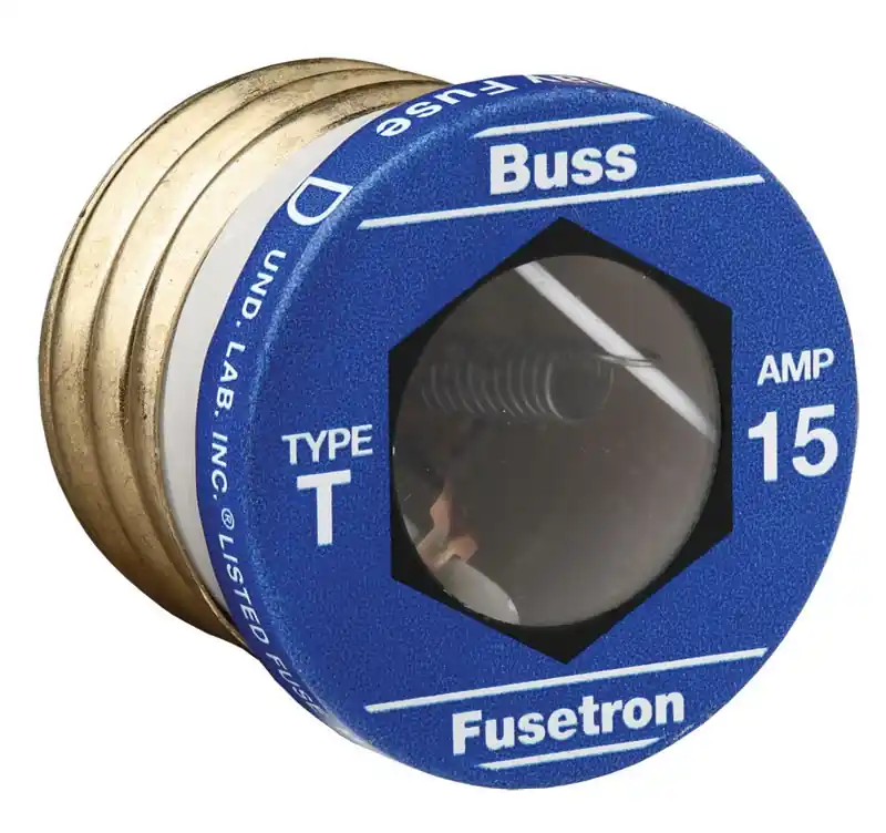 15 Amps Dual Element Plug Fuse 4 Pk
